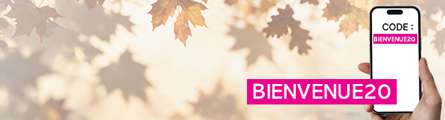 Nous sommes heureux de vous proposer ce bon d'achat pour votre première commande.