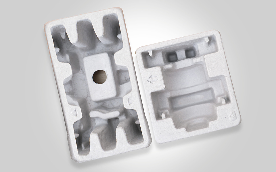 Example of a packaging made of mycelium material