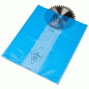 Branofol M 3.08 XS soufflé Housse à rabats polyéthylène bleu produit à plat