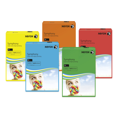 Papier Couleur A4 80g/m² Xerox Symphony Vert intense 003R93951