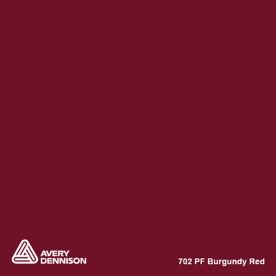 Avery, 700, brillant, PF, PVC, 702 burgundy red