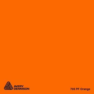 Avery 700 brillant 705 orange adhésif permanent 1230 mm x 50 m(705/1.23)