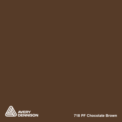 Avery, 700, brillant, PF, PVC, 718 chocolate brown