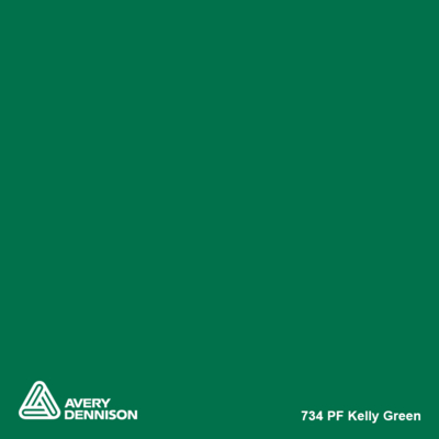 Avery, 700, brillant, PF, PVC, 734 kelly green
