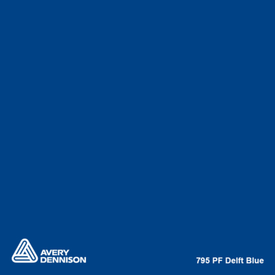 Avery 700 brillant 795 delft blue adhésif permanent 1230 mm x 50 m(795/1.23)