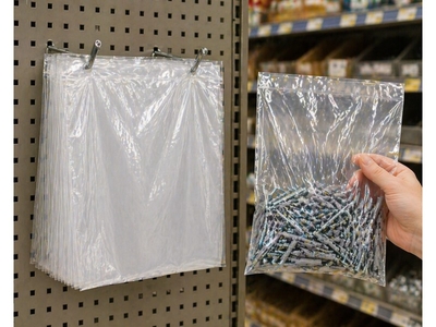 Sachet plastique liassé