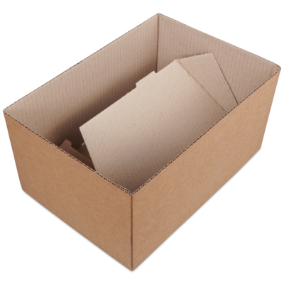 Caisse carton telescopique