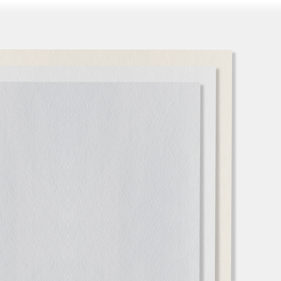 Papier Olin Design Rough Bright White 200g/m² 720 mm x 1020 mm Enramé
