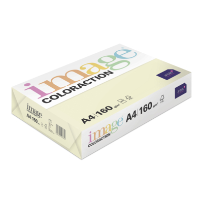 Papier Image Coloraction atoll/ivoire 160g/m² A4 Carton de 5 paquets