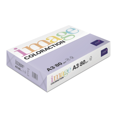 Papier Image Coloraction tundra/lavande 80g/m² A3 Carton de 5 ramettes
