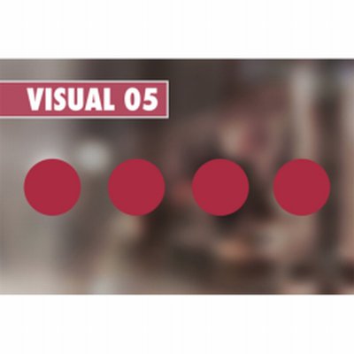 Ronds rouges de 5 cm