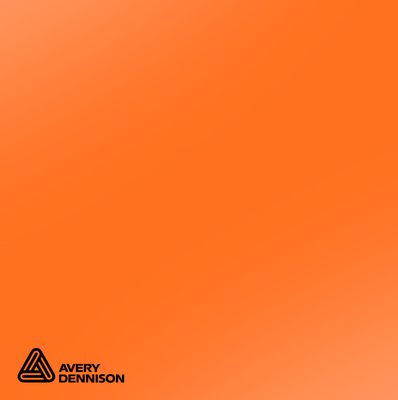 Avery, 500, gloss, EG, PVC, 509 orange, 0.080mm, 1230mm x 50.00m, Core diameter: 76mm, permanent adhesive, box of 1 roll, 509EG/1.23