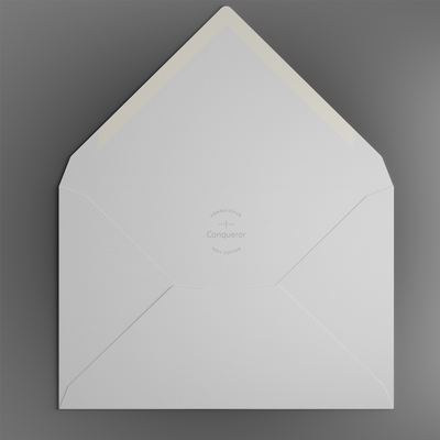 Enveloppe Diploma Conqueror Connoisseur Rag Soft White Boîte de 250 pièces