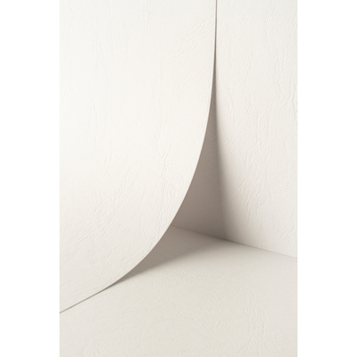 Keaykolour Leather White 340g/m² 700mm x 1000mm Paquet de 50 feuilles