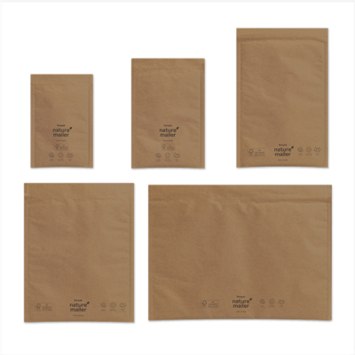 Pochette matelassée papier nid d’abeille