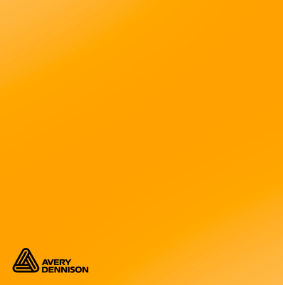 Avery, 500, gloss, EG, PVC, 516 light orange, 0.080mm, 615mm x 50.00m, Core diameter: 76mm, permanent adhesive, pallet of 1 reel, 516EG/0.615