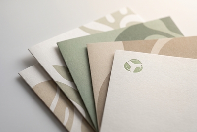 Papier couché recyclé - Papier responsable - Papier d'imprimerie 100% recyclé