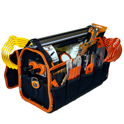 Yellotools, SignTool Box Sac publicitaire large, noir 430mmx200mmx250mm, Boîte de 1 pièce BOITEAOUTIL