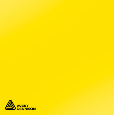 Avery, 500, matt, EM, PVC, 527 butter yellow, 75µm, 1230mm x 50.00m, Core diameter: 76mm, semi-permanent adhesive, pallet of 1 reel, 527EM/1.23