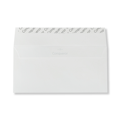 Enveloppe DL Conqueror CX22 Diamond White 120g/m², avec fourreau Boîte de 500 pièces