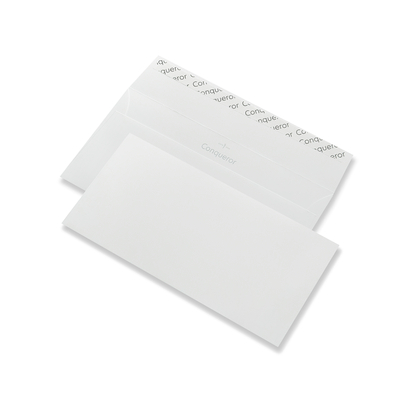 Enveloppe DL Conqueror CX22 Diamond White 120g/m², avec fourreau Boîte de 500 pièces