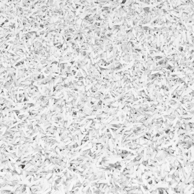 Frisure papier recyclé blanche