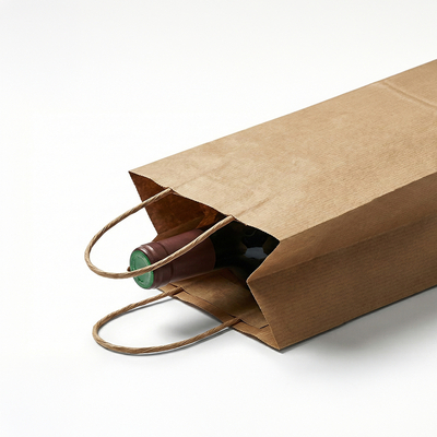 Sac kraft bouteille