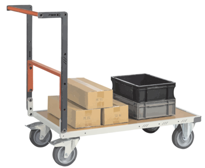 Chariot FIMM flat-pack dossier repliable 1000 x 600 mm plateau médium roues TPE 400 kg