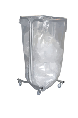 Support sacs poubelle sur roulettes 100-120 L FIMM