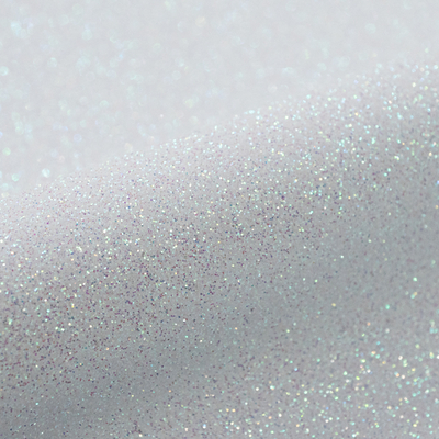 film flex thermocollant pailleté en PU Siser Glitter G0105 RAINBOW WHITE