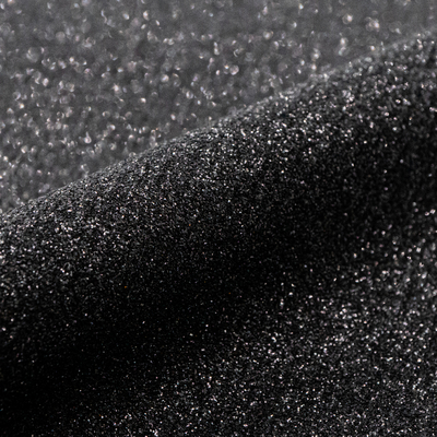 film flex thermocollant pailleté en PU Siser Glitter G0019 BLACK