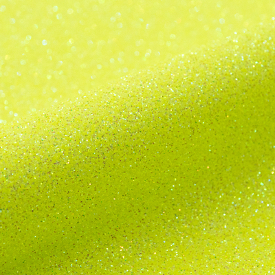 film flex thermocollant pailleté en PU Siser Glitter G0022 NEON YELLOW