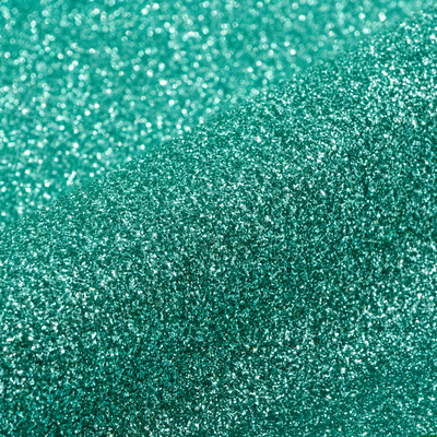 film flex thermocollant pailleté en PU Siser Glitter G0069 JADE