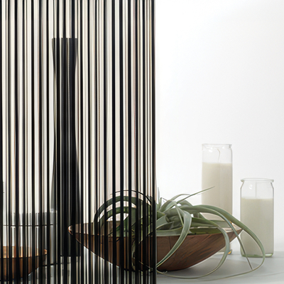 Film de vitrage intérieur 3M Fasara privacy film Stripe polyester SH2BKAP - Arpa Black