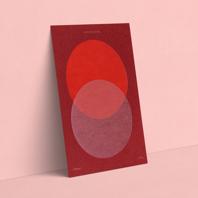 Papier Olin Colours Cherry 90g/m² 450mm x 640mm