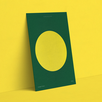 Papier Olin Colours Jungle Green 320g/m² 700mm x 1000mm