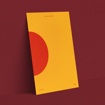 Papier Olin Colours Old Gold 170g/m² 700mm x 1000mm