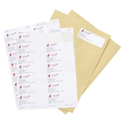 Auto-adhesifs Predecoupes - Etiquette autocollante - Etiquette adhesive - Antalis