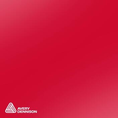Film Avery 500 brillant 503 rouge géranium adhésif permanent 615 mm x 50 m