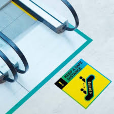 Avery Dennison DOL 6000 Floor Marking – film adhésif sol résistant à l’usure, idéal pour marquage industriel, signalétique sol et voies piétonnes.