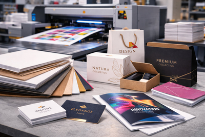 Cartes et cartons graphiques - Impression façonnage - Boites