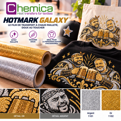 Hotmark Galaxy - Film transfert textile