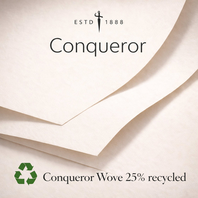 Conqueror Wove 25% recycled