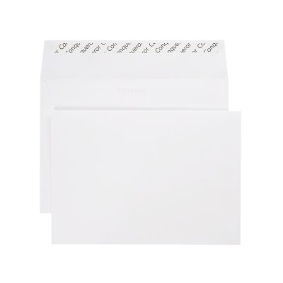 Enveloppe C5 Conqueror CX22 blanc diamant Patte droite 120g/m² Boîte de 250 pièces