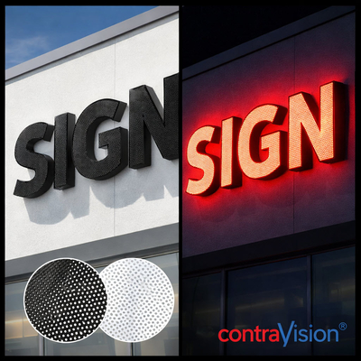 Contravision Dual Colour - Film Perforé 20%