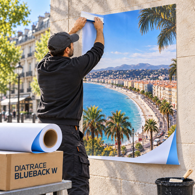Papier blueback Diatrace Blueback W pour affichage extérieur