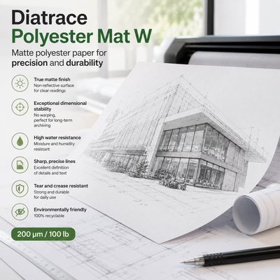 Diatrace Polyester Mat W