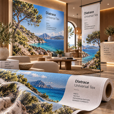 isuel imprimé sur textile canvas Diatrace Universal Tex