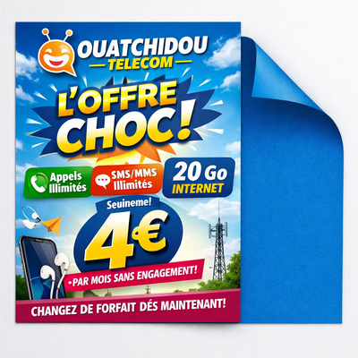 Papier dos bleu Emblem SOBBPRO2 120 g/m² 1372 mm x 50 m