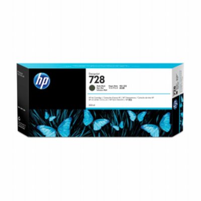 HP 728 Noir Mat Ink 300ml